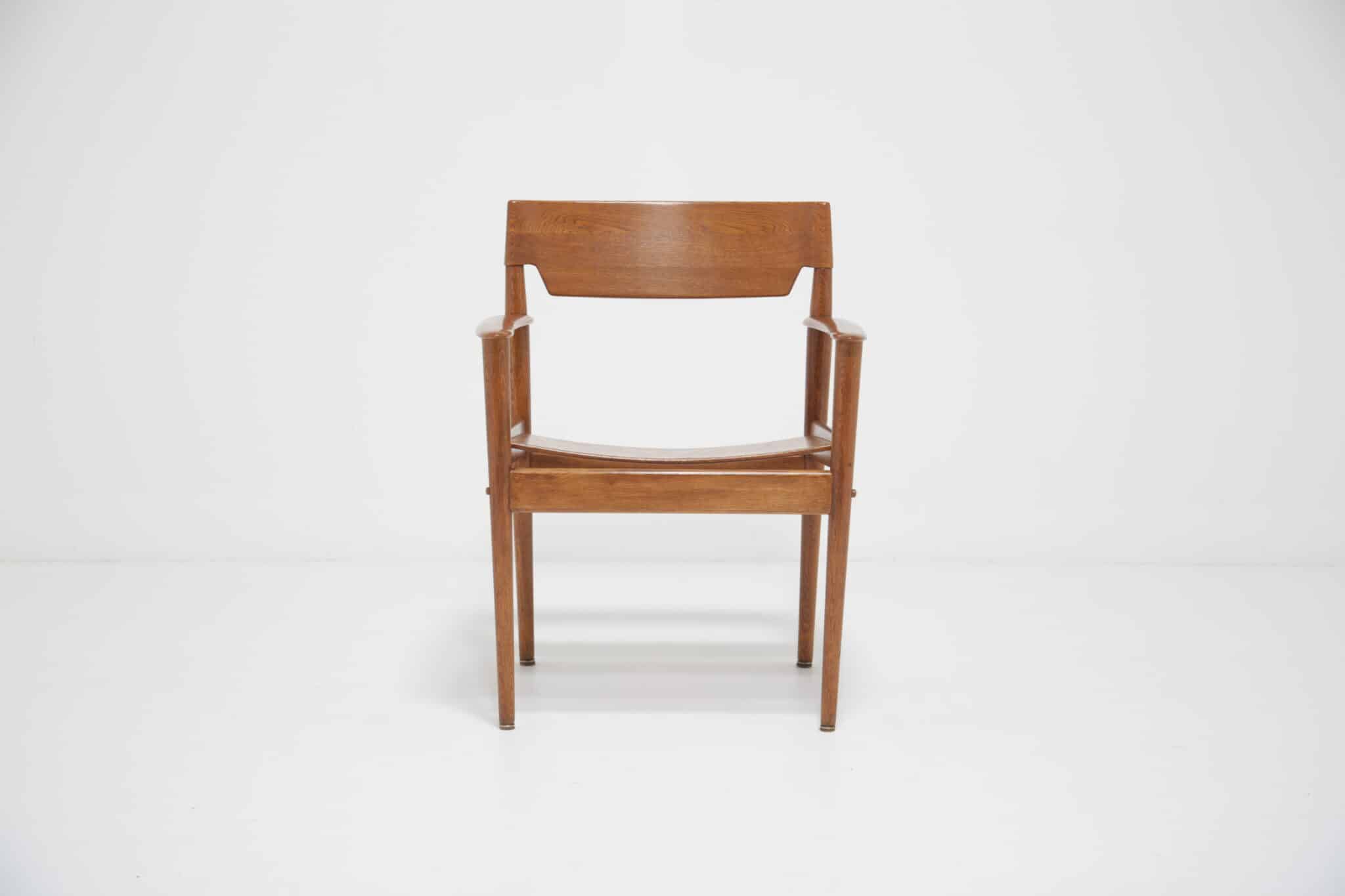 Grete Jalk Oak PJ4-2 Armchair - Image 7